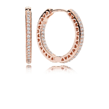 Pandora Rose® Hearts of Pandora Earrings
With cz s