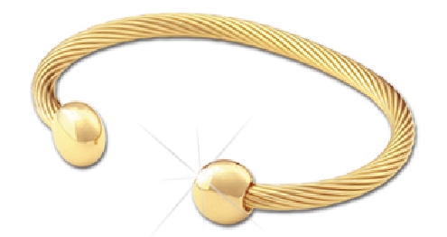 Q Ray® Bracelet
Deluxe gold plated. Size small.