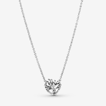 Pandora® Sterling silver family tree collier.