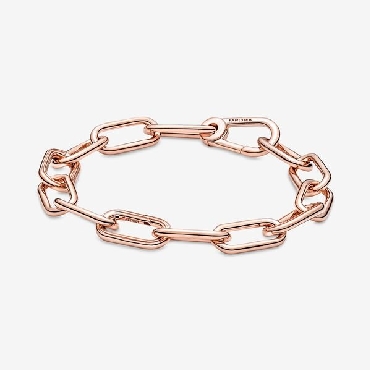 Pandora Me® 14k rose gold plated link bracelet. 
15cm