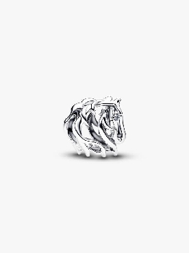 Pandora® Sterling silver charm with clear cubic zirconia.