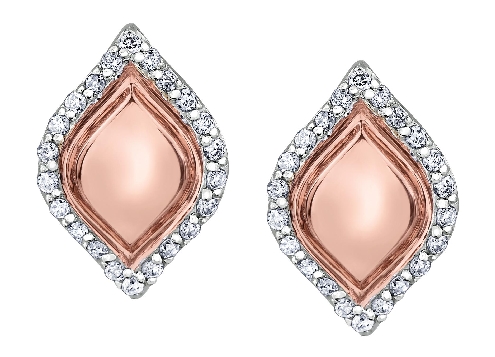 10K Rose Gold Diamond Earrings
.13CTW
Canadian Certified Gold