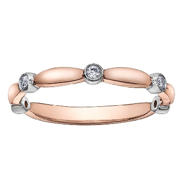 10K Rose Gold Diamond Ring
.10CTW
Canadian Certified Gold