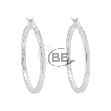 10k white gold earrings.
