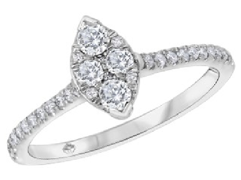 14k yellow gold Canadian diamond; marquis style ring.
34 diamonds: 0.16 total diamond weight
2 diamonds: 0.04 total diamond weight
2 diamonds: 0.07 total diamond weight
Cert #311 14k yellow gold Canadian diamond; marquis style ring.
34 diamonds: 0.16 total diamond weight
2 diamonds: 0.04 total diamond weight
2 diamonds: 0.07 total diamond weight
Cert #311
