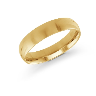 10K yellow gold; 5mm; comfort fit band.
Size 6